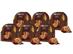 Combo 6 Unidades Panettones Lindt Gotas de Chocolate Amargo 400G - 0