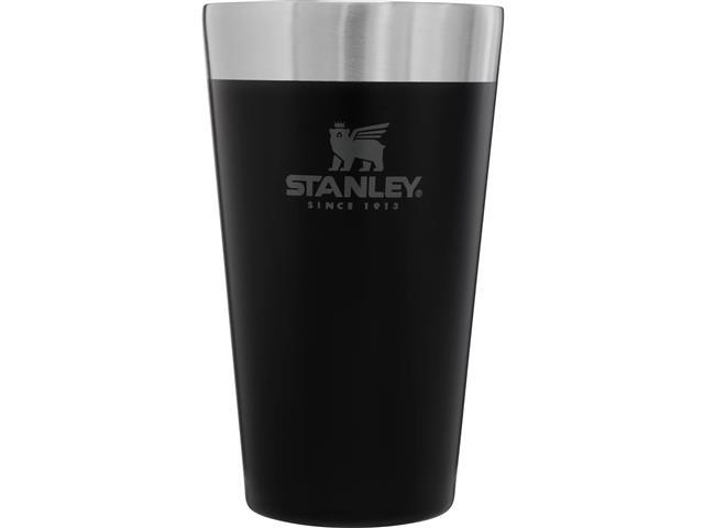 Kit 2 Copo Térmico Cerveja sem Tampa Stanley Matte Black 473mL  - 3