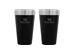 Kit 2 Copo Térmico Cerveja sem Tampa Stanley Matte Black 473mL  - 0