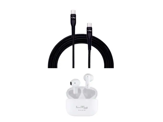 Compre FONE BLUETOOTH TWS ganhe Cabo Lity C12P USB C