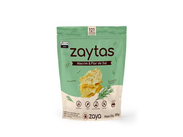 Kit com 4 Biscoitos Três Corações Zaytas Alecrim & Flor de Sal 80g - 1