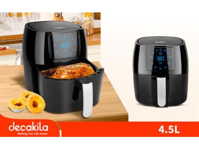 FREIDORA DE AIRE DECAKILA 4,5L; 1400 W;120V 60HZ