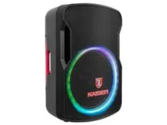 Bafle Profesional Recargable 15” 30,000 W PMPO con tripié y micrófono  - 1