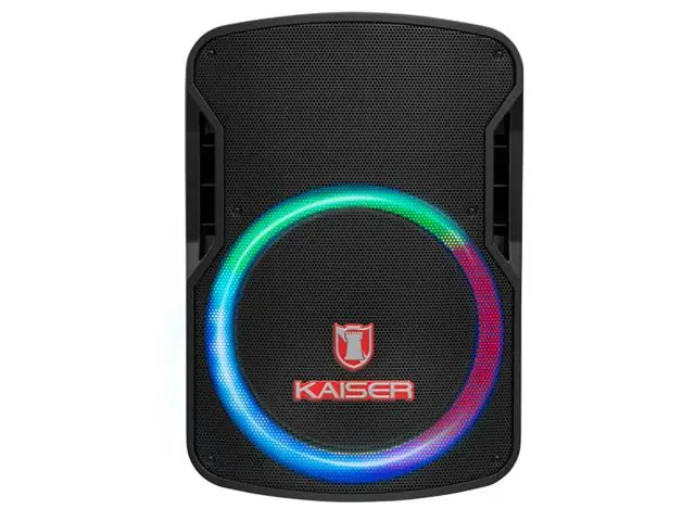 Bafle Profesional Recargable 15” 30,000 W PMPO con tripié y micrófono 