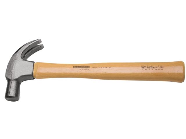 Martillo de uña con mango de madera 29 mm jateado Tramontina