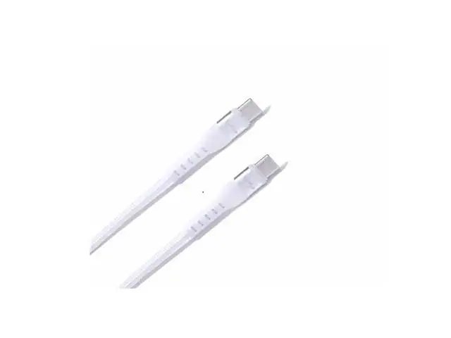 Cabo Carregamento e Dados Lity USB C/USB C  60W/3A 2M Branco (C12B)