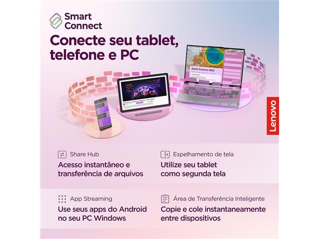 Tablet Lenovo Tab Octa-Core 4GB 64GB Wi-Fi 5 10,1 Cinza - 6