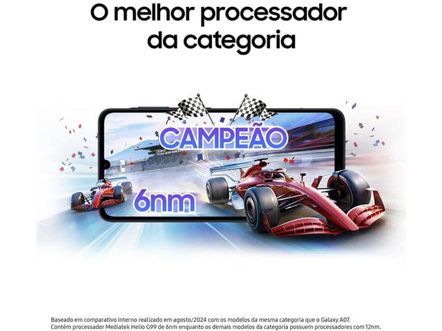 Smartphone Samsung Galaxy A07 4G SM-A075M/DS 256GB 8GB RAM Preto - 1