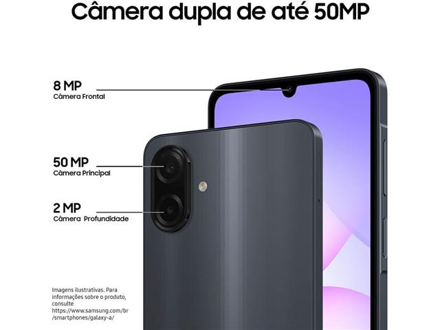 Smartphone Samsung Galaxy A07 4G SM-A075M/DS 256GB 8GB RAM Preto - 2