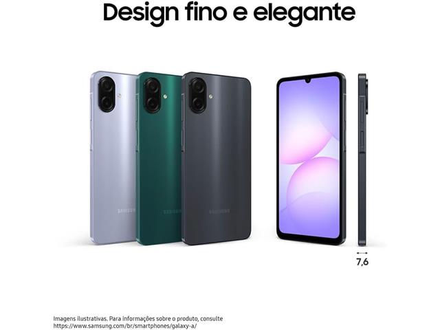 Smartphone Samsung Galaxy A07 4G SM-A075M/DS 256GB 8GB RAM Preto - 6