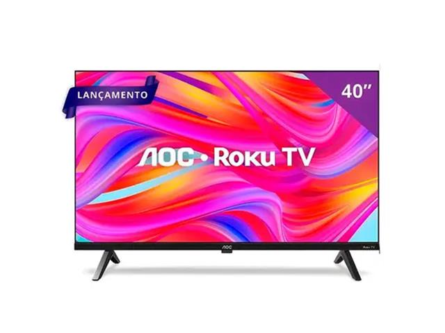 Smart TV 40" Full HD AOC Roku TV HDMI 1 USB Wi...