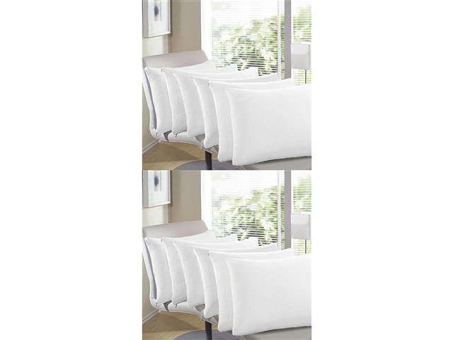 Kit 2 Capas de Travesseiro Branca em Malha Buettner - 1