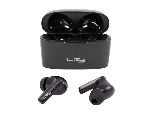 Fone Bluetooth TWS Lity Preto T12 + Cabo USB A - USB C Lity - 1