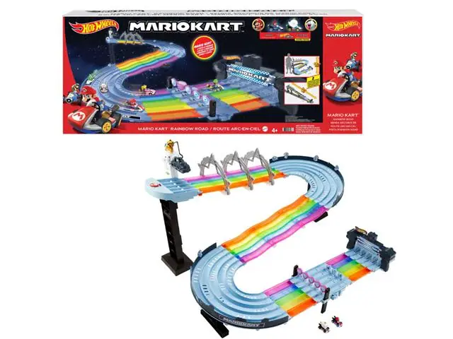 Hot Wheels Mario Kart Pista Senda Arcoiris Edición Especial