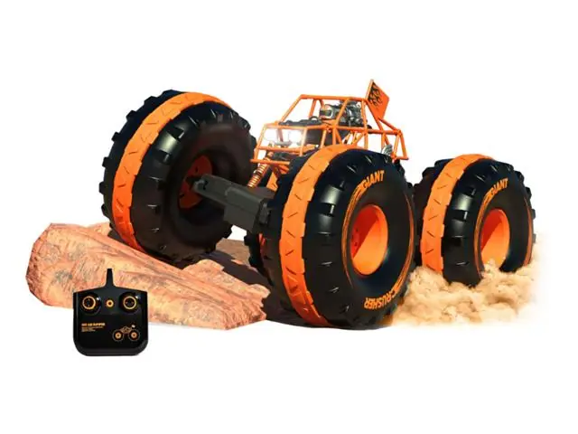 Carrito de control de Ruedas Grandes 4 x 4