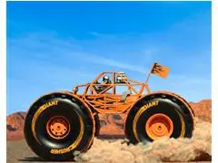 Carrito de control de Ruedas Grandes 4 x 4 - 3