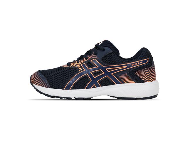 Tênis Asics Buzz 4 Midnight/Vivid Coral Infantil - 3