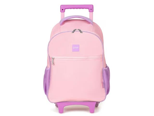 Mochila De Rodinhas Play Rosa/Roxo Mn