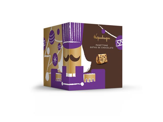 Combo 3 Panettones Gotas de Chocolate Kopenhagen 550G - 1