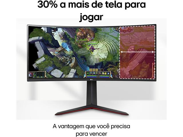 Monitor Curvo Lg Ultrawide 34" Wqhd 100hz Va 5ms Dp HDMI - 1
