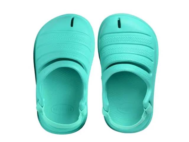 Sándalias Havaianas Baby Clog Verde Virtual Tam 19-20