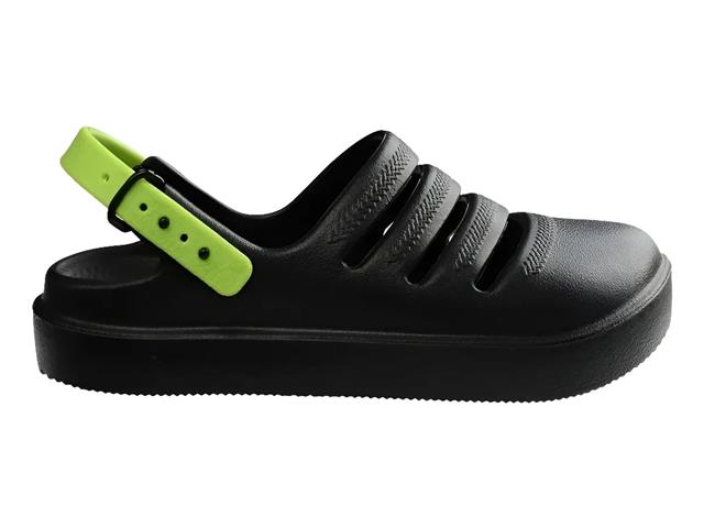 Sándalias Havaianas Kids Clog Preto/Verde Limao Tam 29-30 - 3