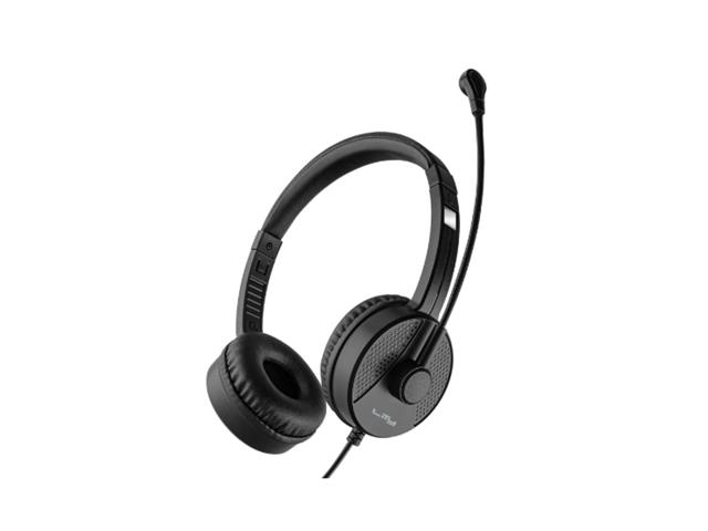 Audífonos Headset C/Cable USB-C Micrófono HC11P Negro Lity