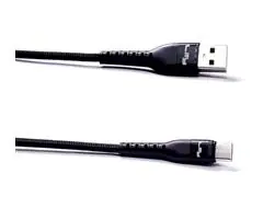 Cable de carga Lity USB-A/USB-C 60W de 2 metros, color negro (C11P) - 1