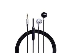 Auriculares manos libres con cable y micrófono Lity, color negro F10P