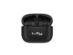 Audífonos Bluetooth 5.4 Lity, carga rápida de 25 h, IPX4, negro T10P