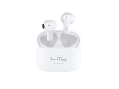 Audífonos Bluetooth 5.4 Lity, carga rápida de 25 h, IPX4, blanco T10B