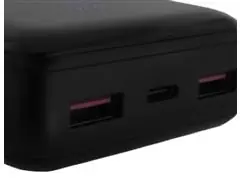 Carregador portátil powerbank turbo Lity, 20.000mAh 45W, negro P12 - 3