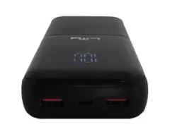 Carregador portátil powerbank turbo Lity, 20.000mAh 45W, negro P12 - 2