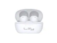 Audífonos bluetooth Bud Lity, 5.4 ENC/ANC 34H, blancos (T13B)