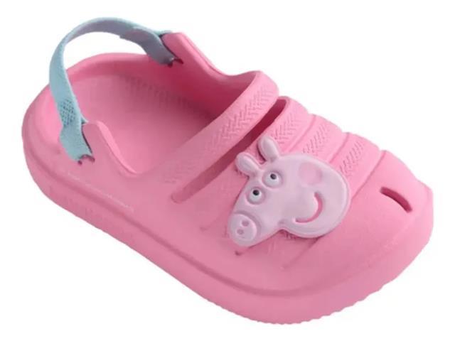 Sandalias Havaianas Baby Clog Peppa Pig Pink Lemonade - 2