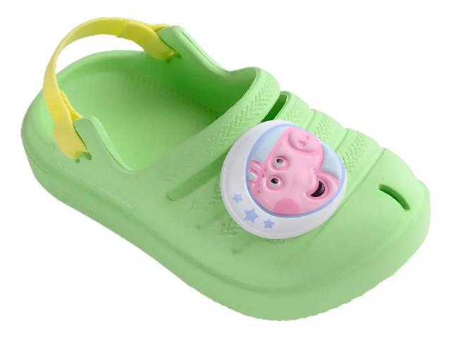 Sandalias Havaianas Baby Clog Peppa Pig Citronela - 2