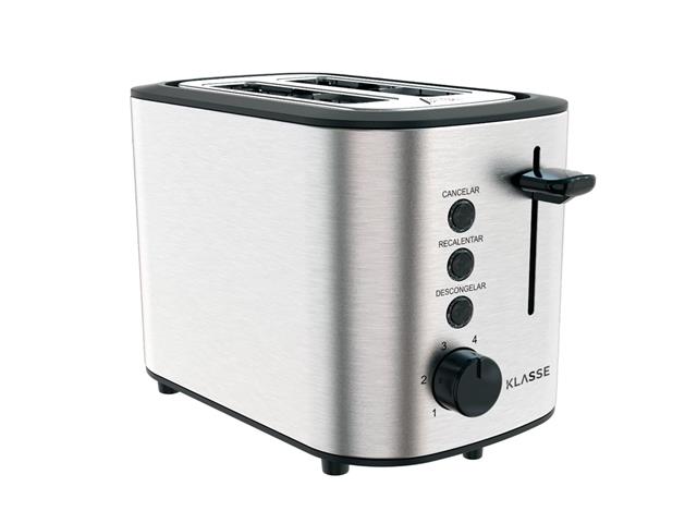 Tostadora Klasse acero inoxidable 2 ranuras extra anchas