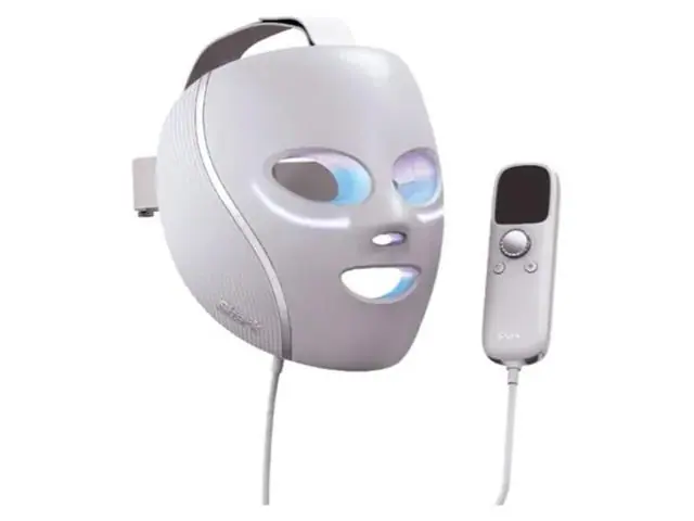 Mascarilla facial con luz iQLED roja, azul e infrarroja y enfriamiento