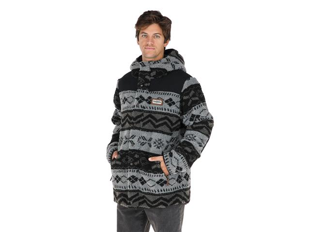 Chaqueta Reversible Chipodos Print Hombre Buffalo Gris