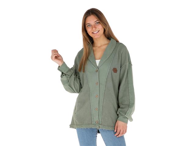 Poleron Lascar Mujer Buffalo Verde