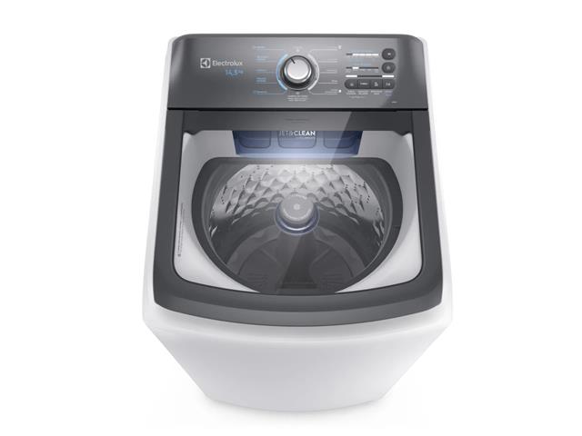 Máquina de Lavar Electrolux 14,5kg Branca Efficient Cesto inox e Jet&C