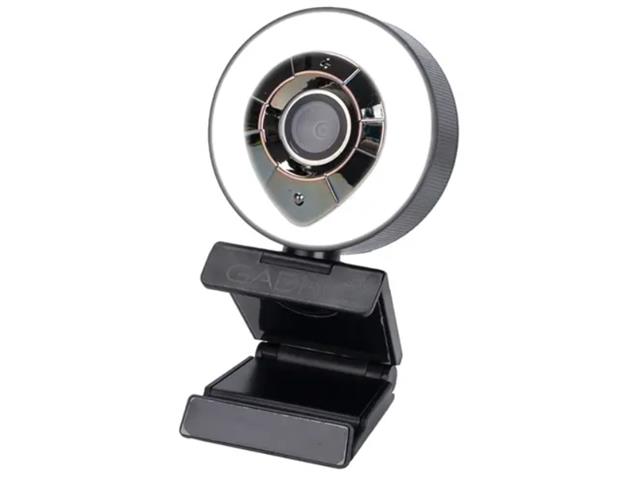 Cámara Web Gadnic Full HD 1080P c Aro Led Webcam