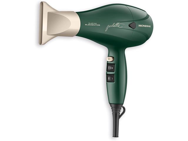 Secador de Cabelo By Juliette Mondial Verde Oliva 2000W 110V - 1
