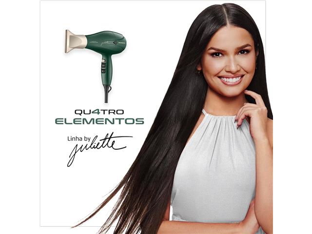 Secador de Cabelo By Juliette Mondial Verde Oliva 2000W 110V - 2