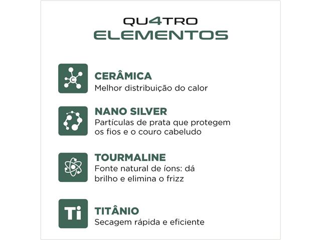 Secador de Cabelo By Juliette Mondial Verde Oliva 2000W 110V - 5