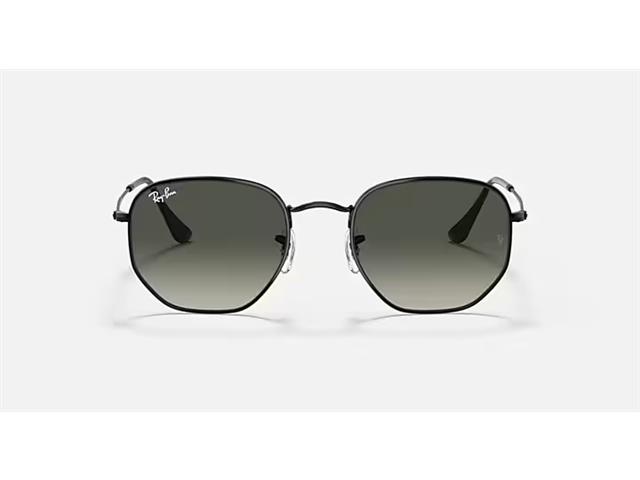 Óculos de sol Ray-Ban METAL IRREGULAR BLACK GREY GRADIENT - HEXAGONAL - 1
