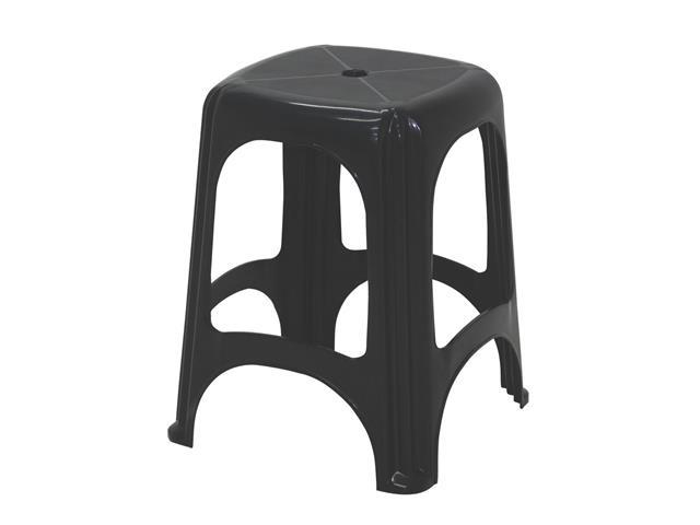 Combo 4 Banquetas Niterói ECO em Polipropileno Preto Tramontina - 1