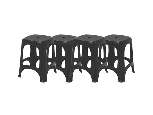 Combo 4 Banquetas Niterói ECO em Poli...