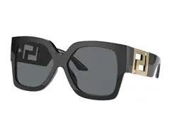 Lentes de sol Versace Greca, Color Negro - 2