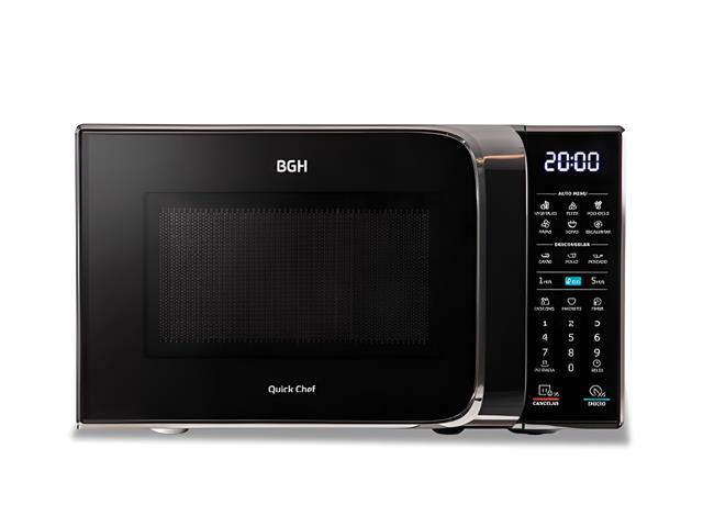Microondas Digital BGH DN20 20 lts Negro ECO